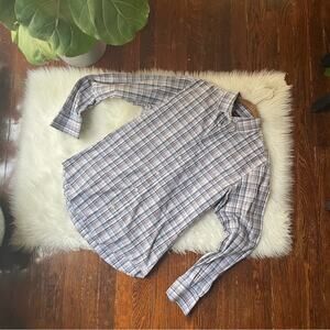 Banana Republic Plaid Button Down Cotton Shirt